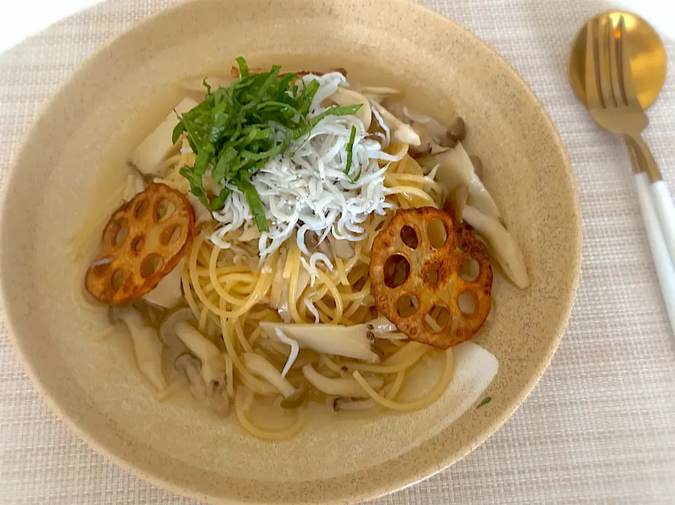 マルコメ キッチンさんの料理 塩糀で作る きのこスープパスタ|じゃんさん