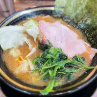 Snapdishの料理写真:との丸家八千代台店さんで半麺キャベツ麺かため〜|たかさん