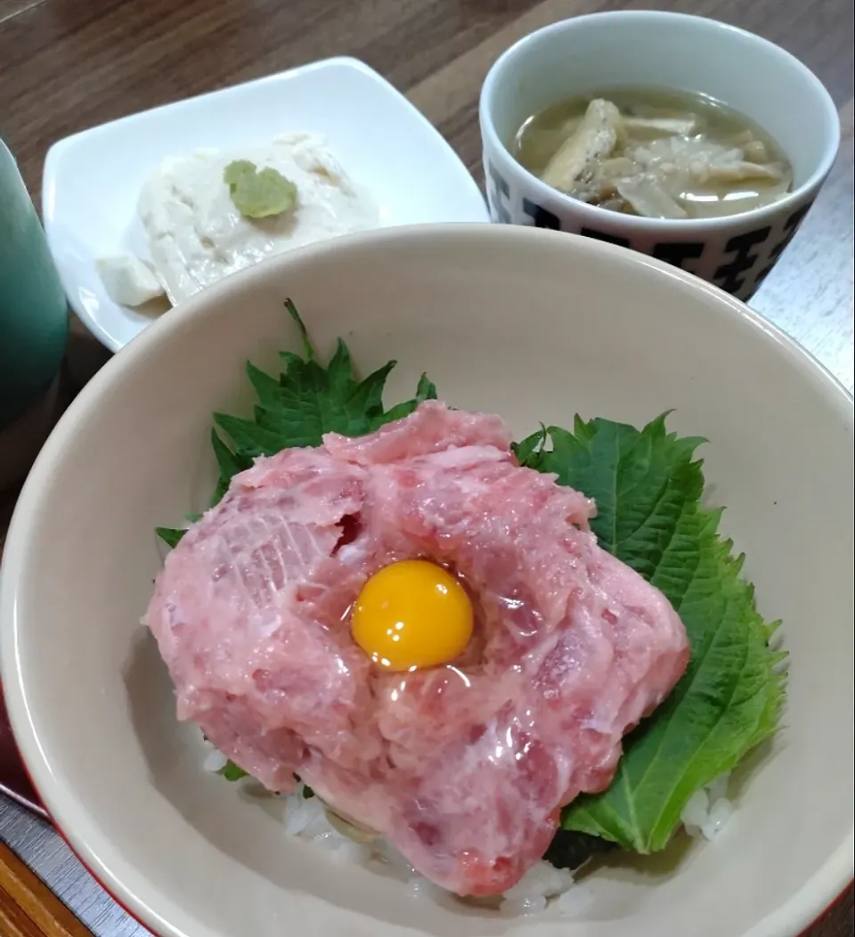 ねぎとろ丼|ゆりちさん