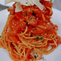 spaghetti all' Amatriciana|laloluisさん