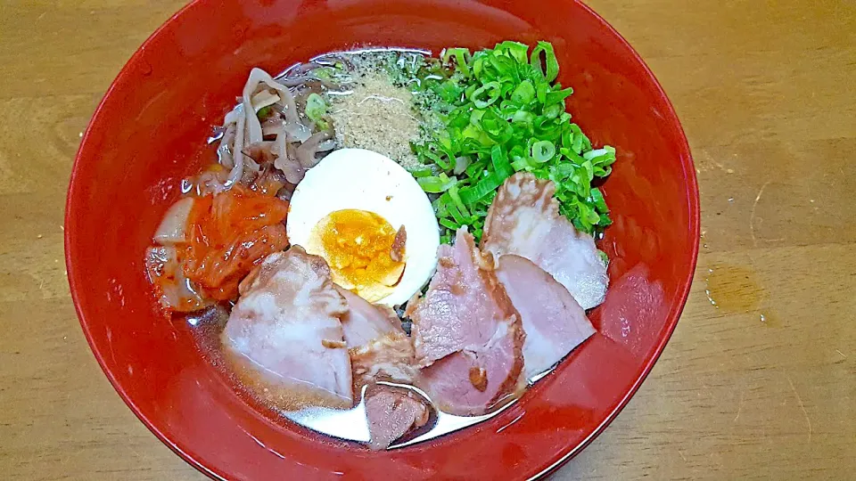 Snapdishの料理写真:【別府冷麺】をある材料で真似して🍜日本一の源泉数 大分県別府市別府温泉♨️温泉は苦手だけど別府は大好き♡私の庭的な場所(笑)夏に人気の別府冷麺|🐈⸒⸒⸒⸒つるのダンス🐈🐾さん