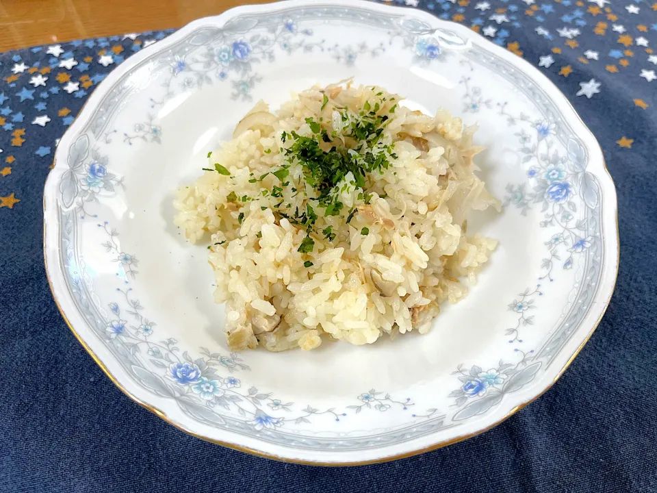 ゴボウとシーチキンの炊き込みご飯|えいぽんさん