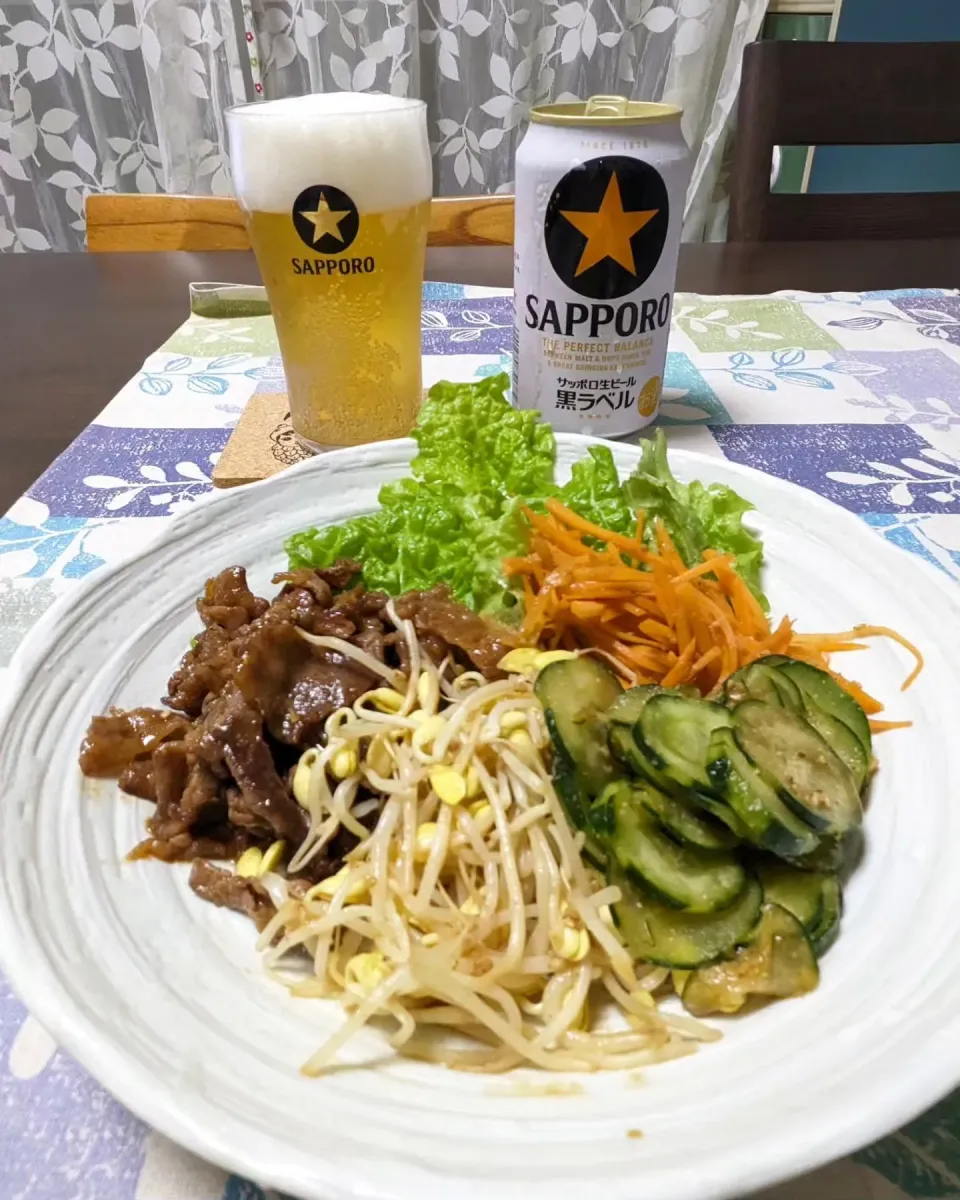 ビビンバサンチェ巻 ビールに合う料理|ヒカリーさん