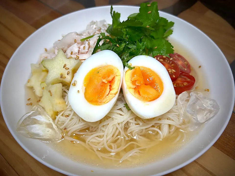 鶏だし素麺|えみりんさん