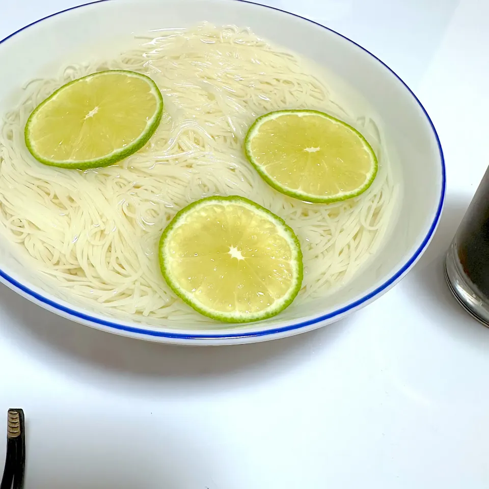 冷やしそうめん|まちゃこさん