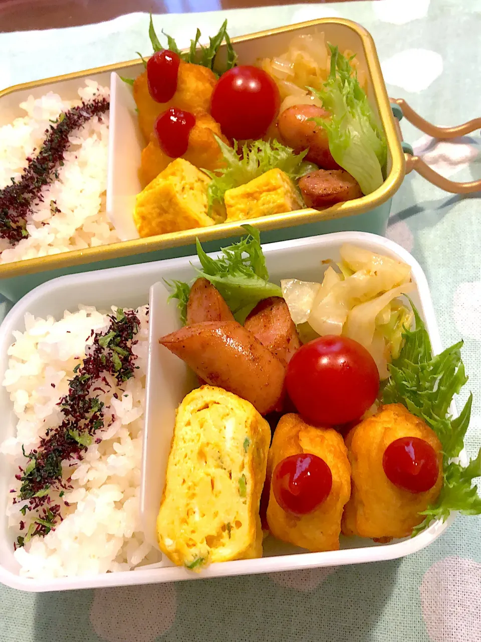 2024.7.8  ＊今日のお弁当＊小ねぎの玉子焼き♪♪|rinrin*mama*さん