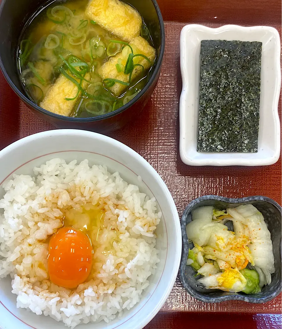 こだわり卵朝食 290円|すくらんぶるえっぐさん