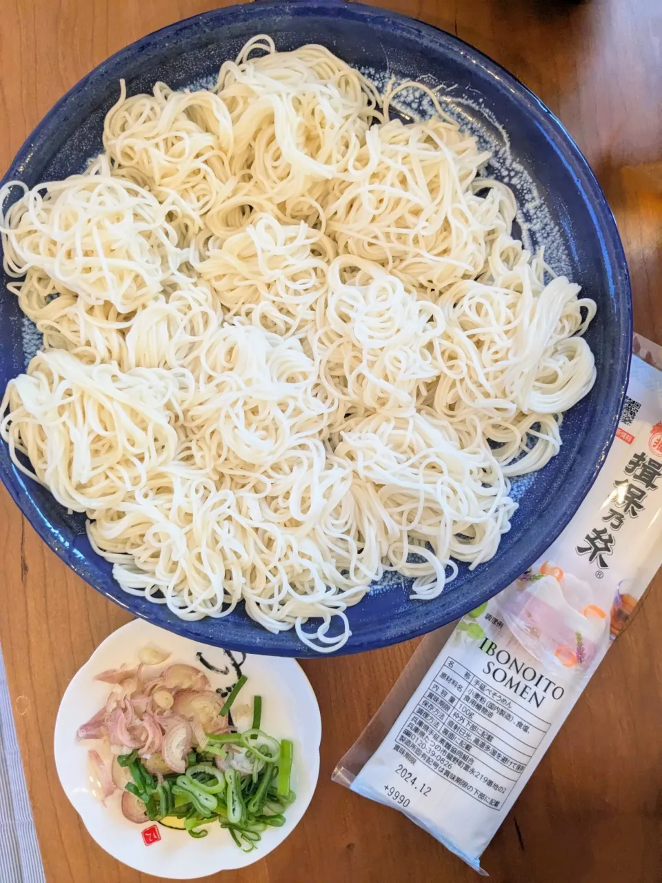 お昼はやっぱりそうめん🌷|きゅーさん