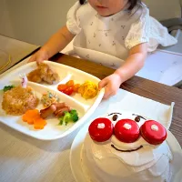 娘👧2歳の誕生日ごはん🎉|おまつさん