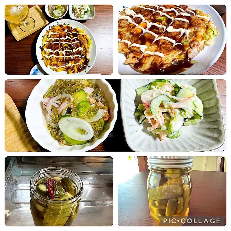 本日の晩酌メニュー＆きゅうりのピクルス🥒|emiさん