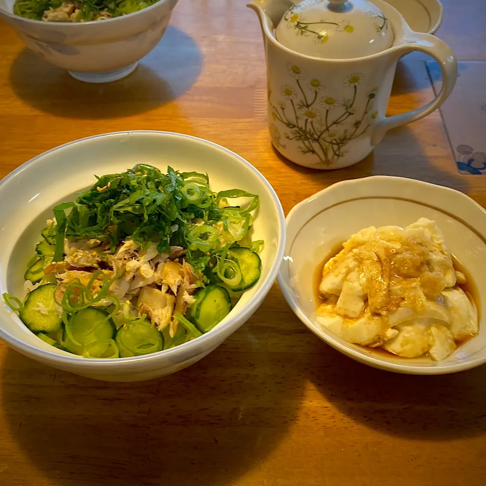 だし汁で2度おいしい！焼きさば飯と、山芋豆腐|もえさん