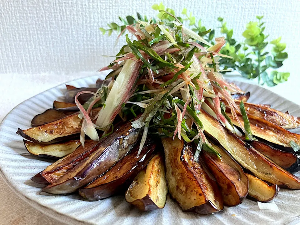 Snapdishの料理写真:＊茄子のたたき🍆＊|＊抹茶＊さん