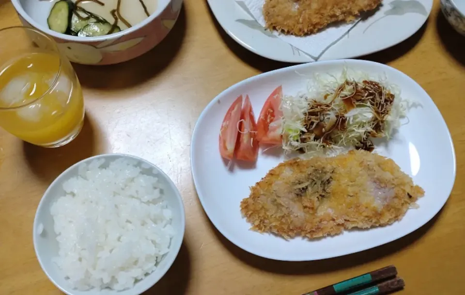 Snapdishの料理写真:晩ごはん|しまだ ちえこさん