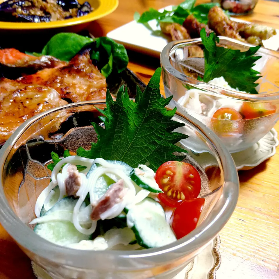 ツナカレーサラダそうめん|とまと🍅さん