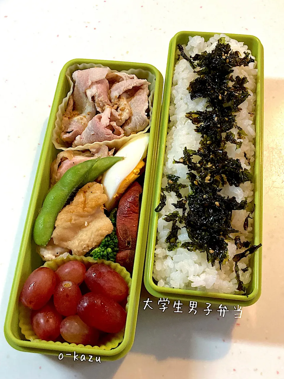 大学生男子弁当|o-kazuさん