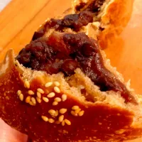 【コーヒー×粒あん】フランスあんパン（断面）