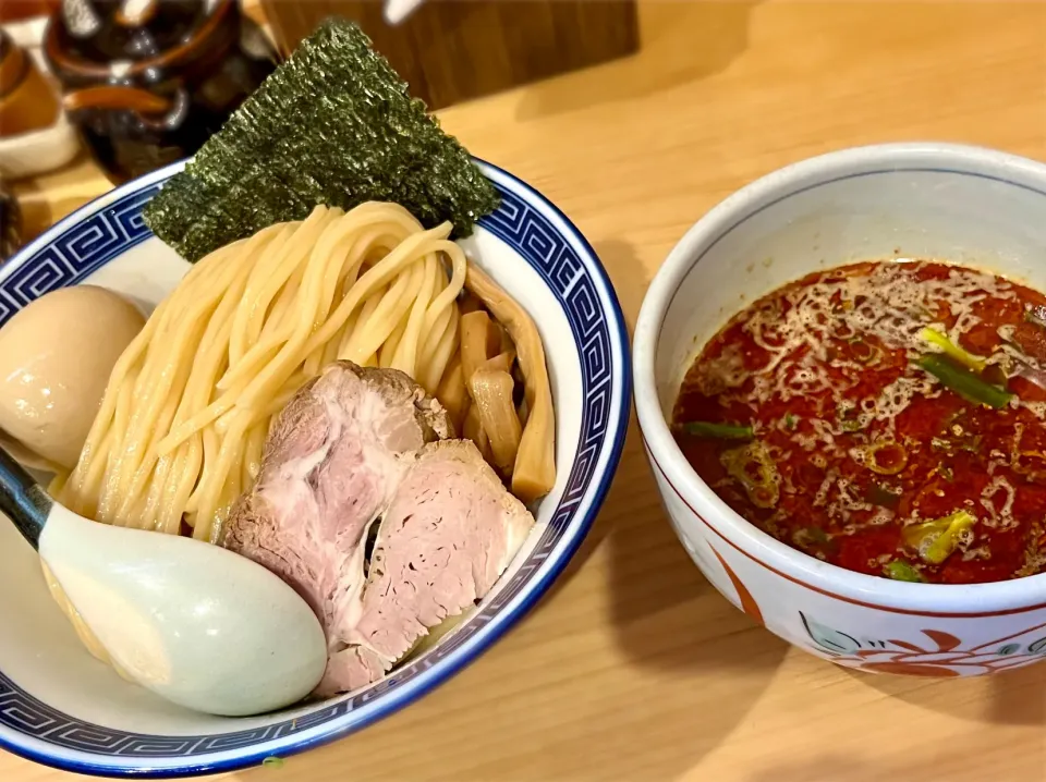 からみそつけめん+味付煮玉子🍜|toshi,I🍴さん