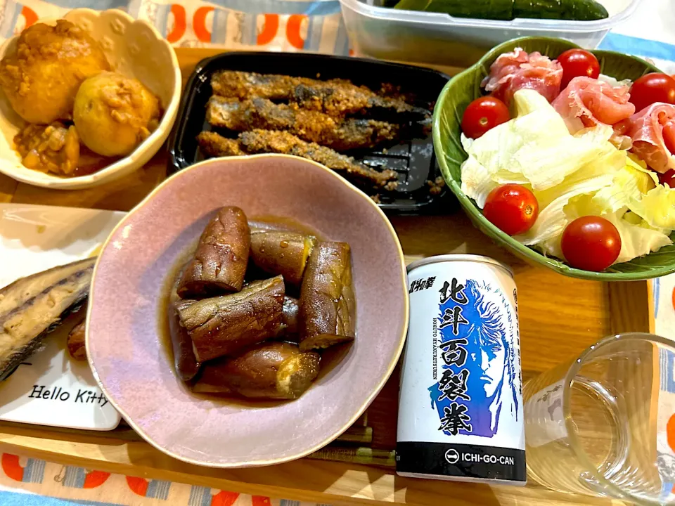 Snapdishの料理写真:こずりんさんの料理 パパさんのおつまみ🍶🥃|こずりんさん