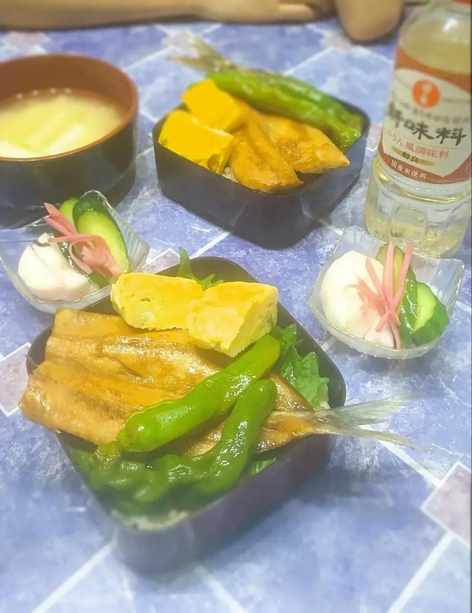 新味料で鰯の蒲焼き丼とだし巻き卵|みったんさん