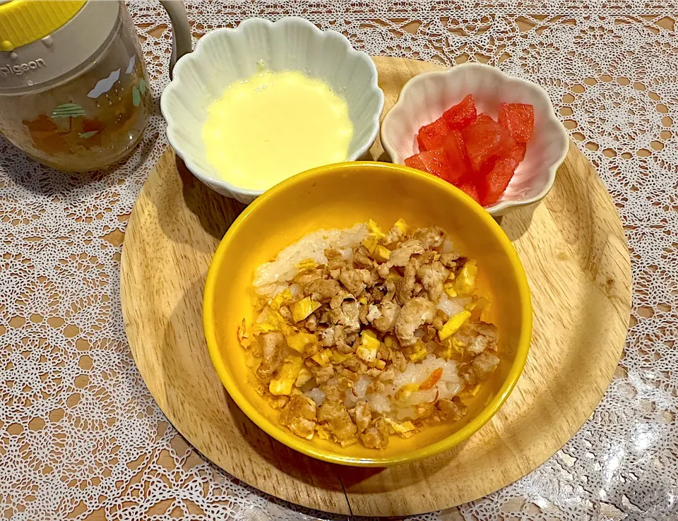 離乳食　コーンスープ　親子丼|waicaさん