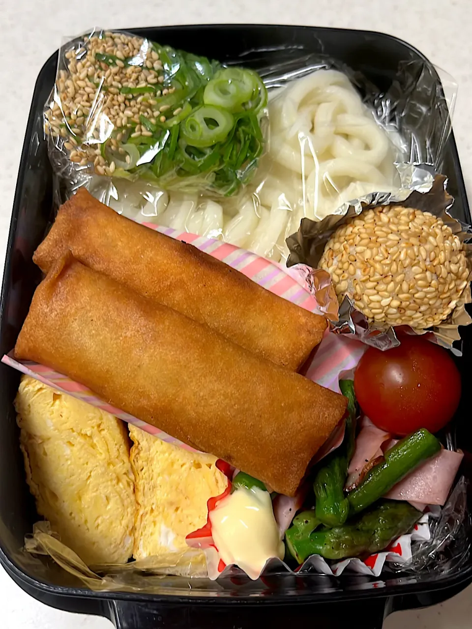 春巻き 結局うどん弁当|ともみさん