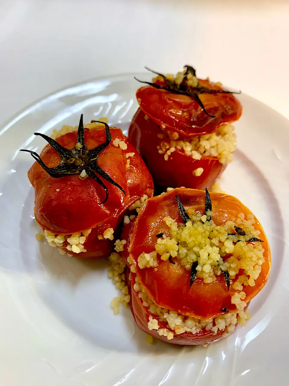 Couscous Stuffed Tomatoes|gonbenさん