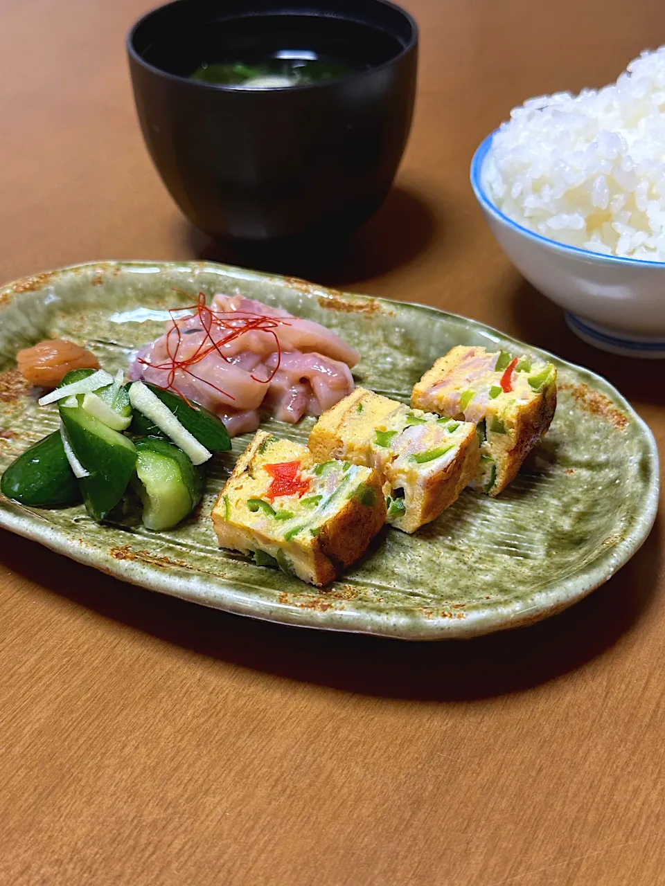 朝ご飯を後ろから撮ってみた|ichiさん