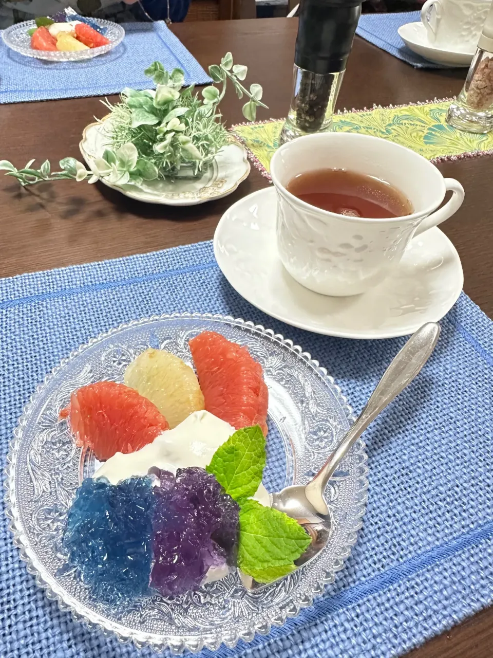 Snapdishの料理写真:紫陽花デザート|T’s lanaiさん