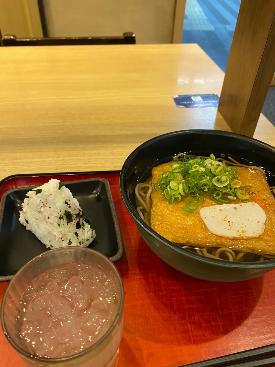 大阪市天王寺区麺家天王寺の蕎麦セット|タカちゃんさん