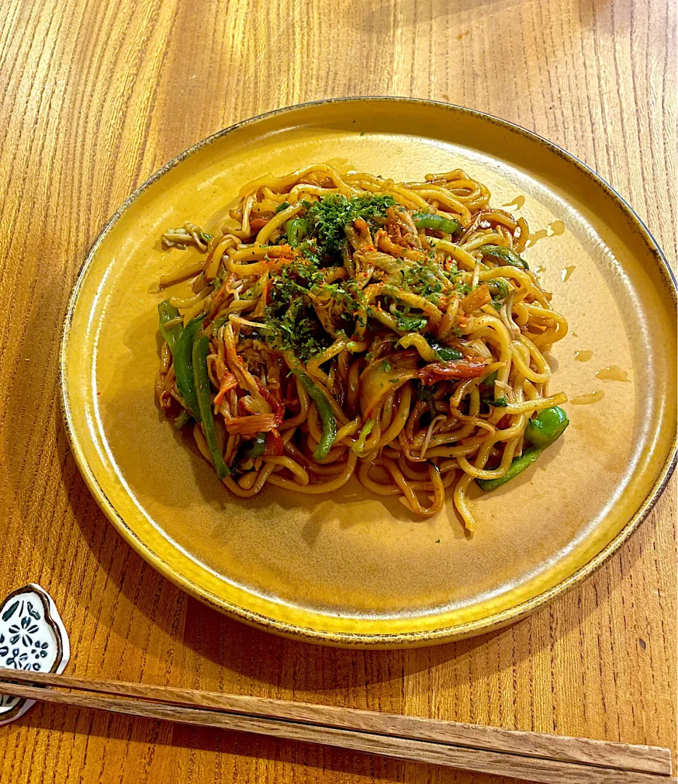 カニカマ焼きそば🦀|マアコさん