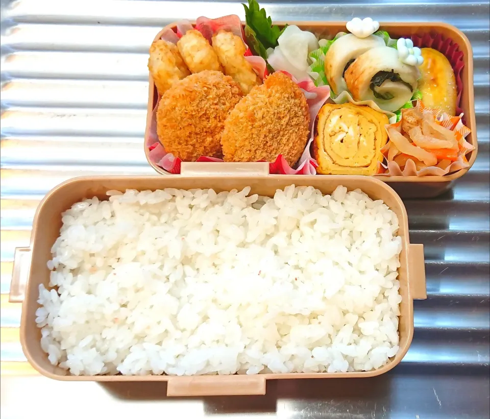 冷食コロッケのお弁当|8YUKKO8さん