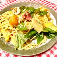 Snapdishの料理写真:夏野菜の手作りジェノバスパ|めめさん