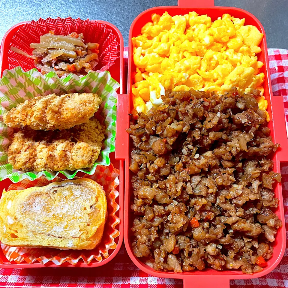 そぼろ弁当|あおのりさん