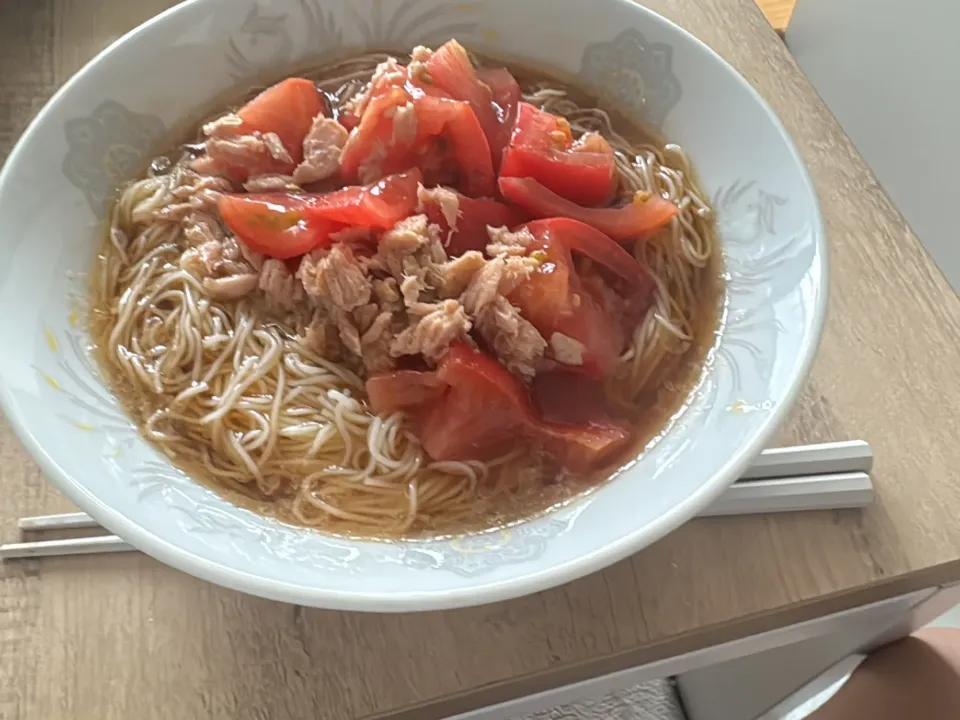 Snapdishの料理写真:トマト素麺|いおさん