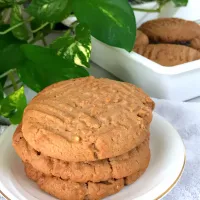 ピーナッツバタークッキー　Peanut Butter Cookies