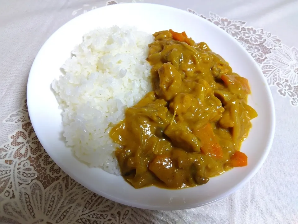 なす玉ねぎたくさんのチキンカレー|m.rafuさん