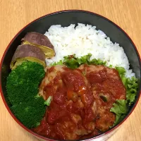 Snapdishの料理写真:明日の嫁ちゃん弁当|ながいさん