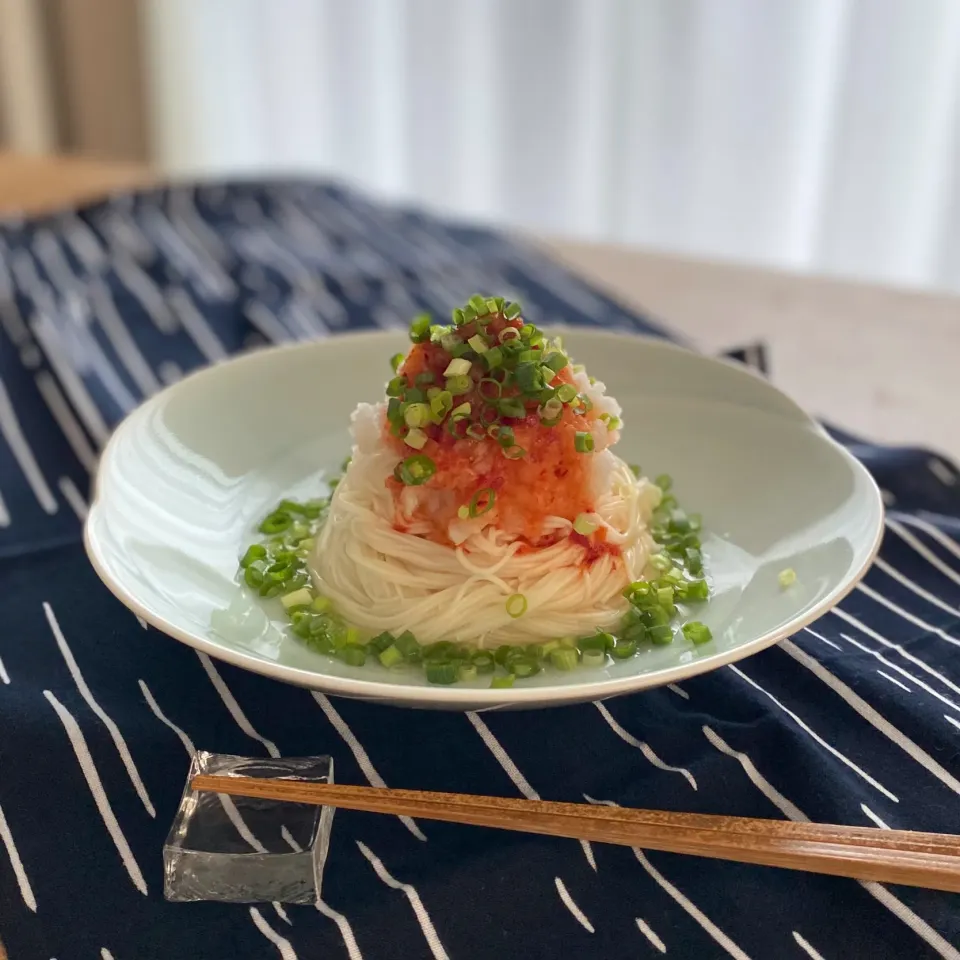 acoさんの料理 梅だれおろし素麺|acoさん