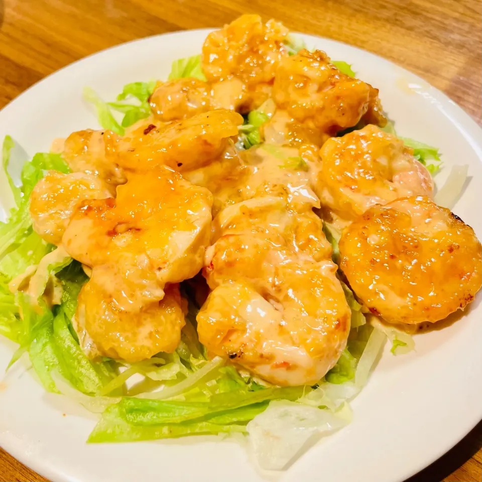 海老帆立マヨ　Shrimp & Scallop w/ Mayonnaise Sauce|アッコちゃん✨さん