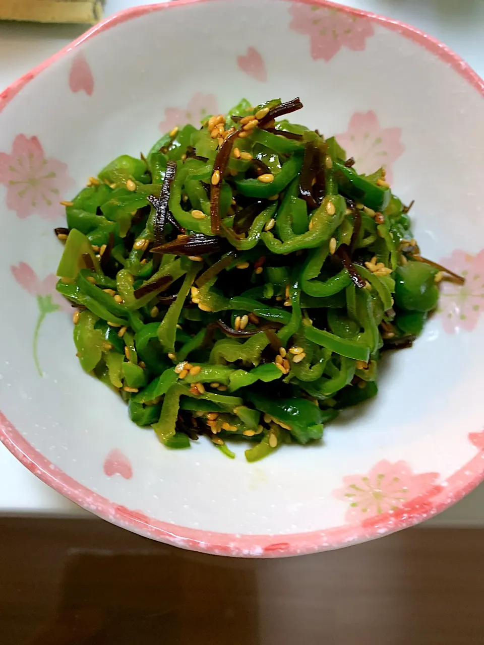 無限ピーマン塩昆布和え|心に七つの傷の男さん