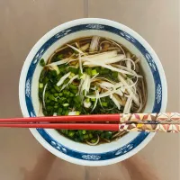 Snapdishの料理写真:ネギだくお蕎麦|もちもちさん