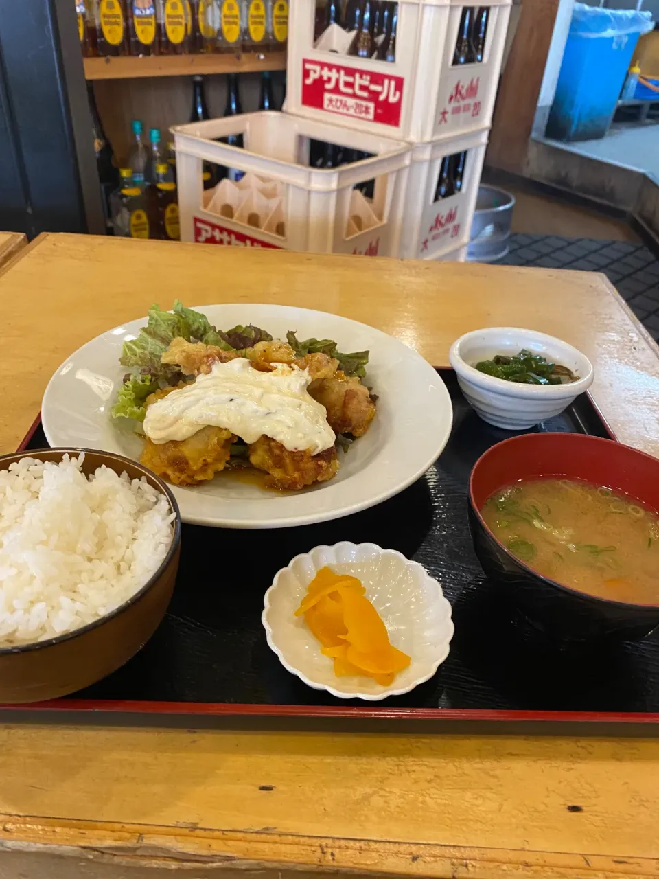 Snapdishの料理写真:大阪市阿倍野区天王寺町北　屋台居酒屋大阪MANMARUのチキン南蛮定食|タカちゃんさん