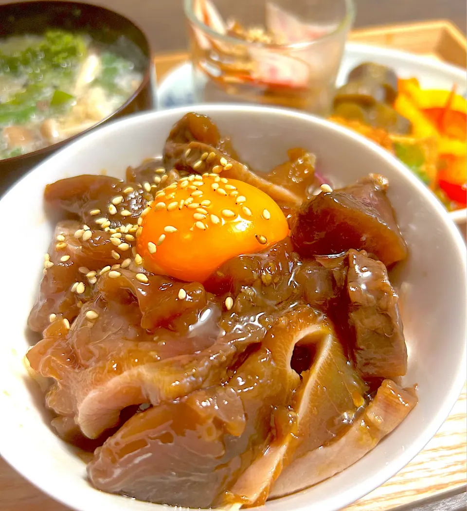 カツオの漬け丼|あいさん