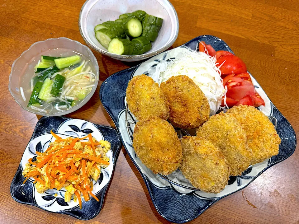 Snapdishの料理写真:夫のリクエスト晩ご飯|sakuramochiさん