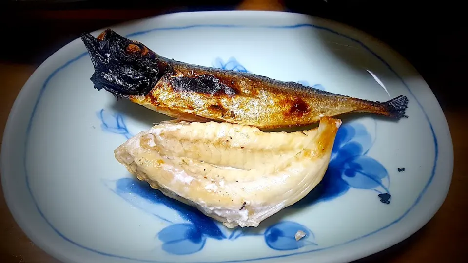 釣り魚で作った電柱干物2種【鯵の丸干し】【フグ】|🐈⸒⸒⸒⸒つるのダンス🐈🐾さん