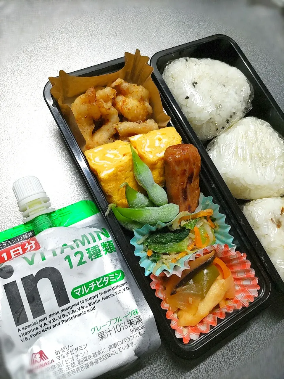 本日のお弁当
米粉唐揚げ
毎日卵焼き
モーニングサーブ
作り置き青梗菜ナムル
作り置き酢鶏
自然解凍枝豆|Kaoriさん