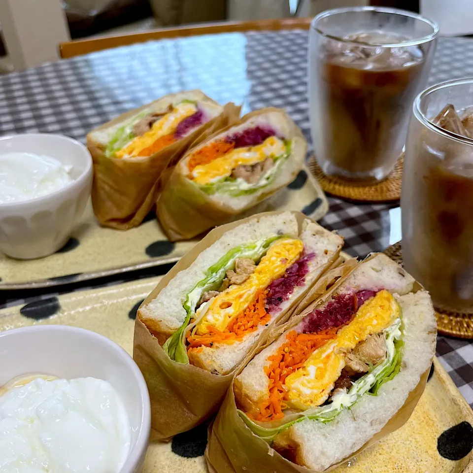 🥪照り焼きサンド🥪|AquaRikoさん