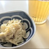 Snapdishの料理写真:余ったパスタでポテサラ|えびフライさん