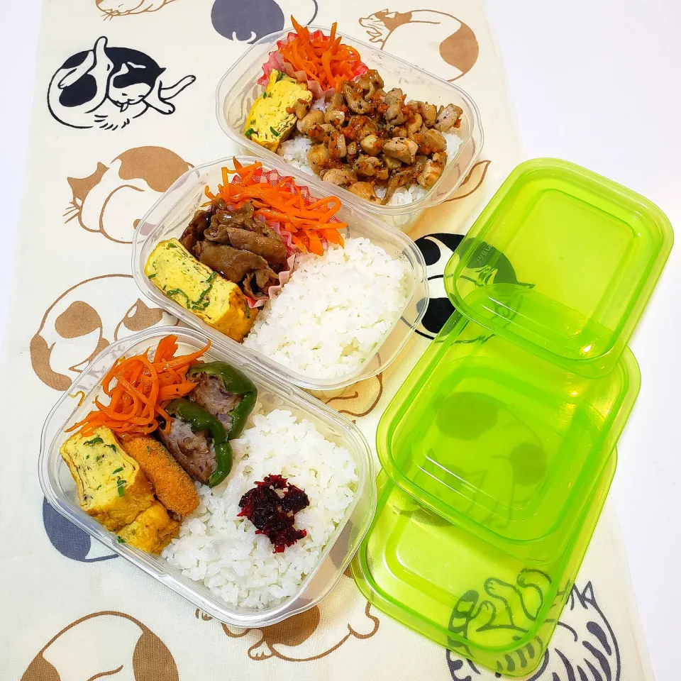 Snapdishの料理写真:ひとり暮らしの冷凍弁当|keeijnsさん