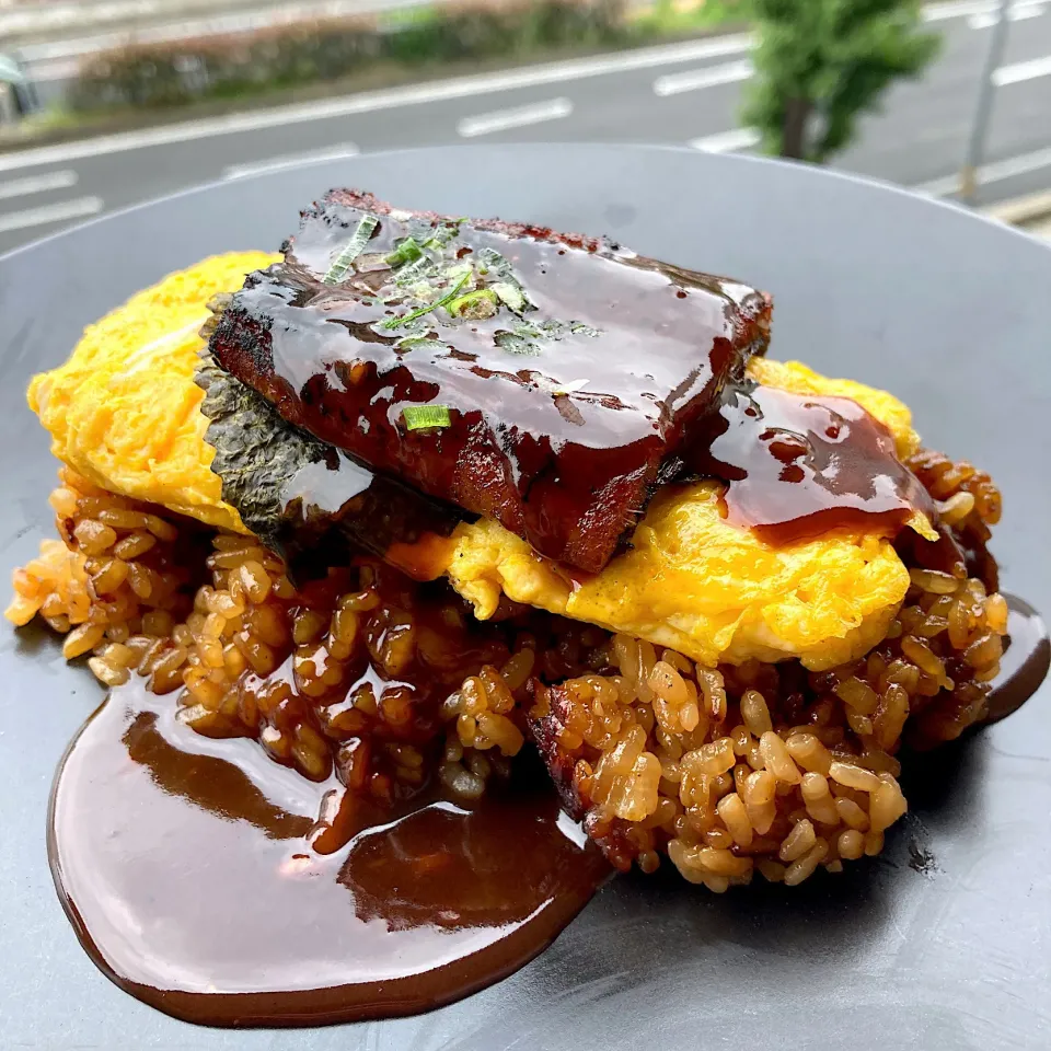 Snapdishの料理写真:これもまたうな玉丼|Kさん